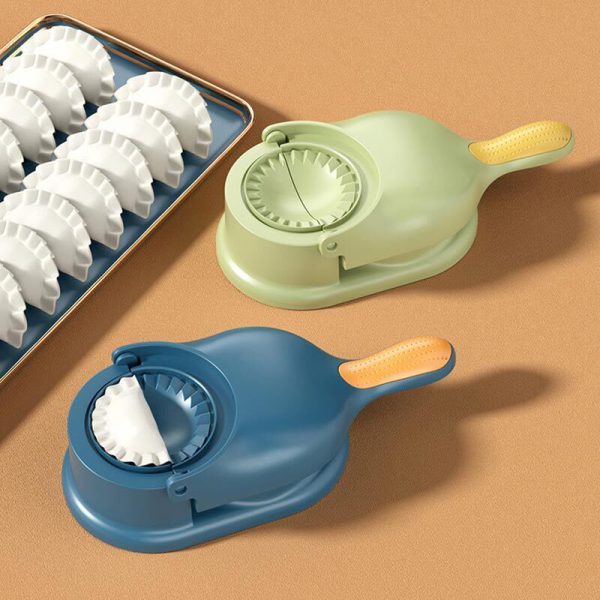 "2-in-1 Dumpling Wrapper Tool – Manual Mold for Home Baking"