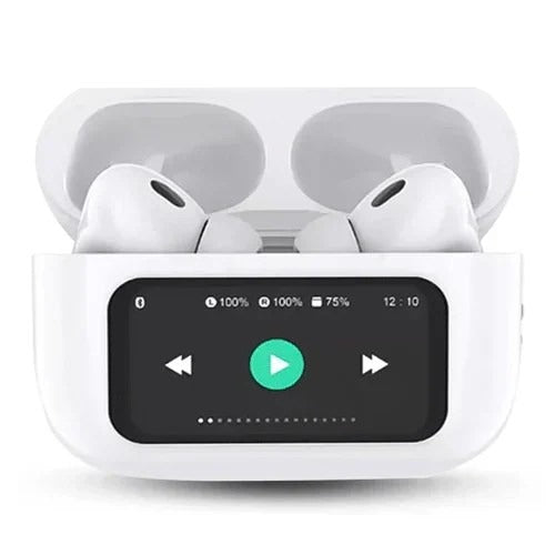 "A9 Pro Touch Screen ANC Wireless Earbuds (Random Color)"