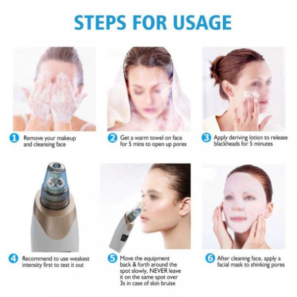 "Electric Blackhead Suction & Pore Cleaning Tool"