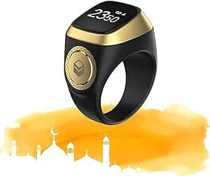 "World's First Smart Digital Zikr Ring with OLED Screen & Tally Counter for Muslims"