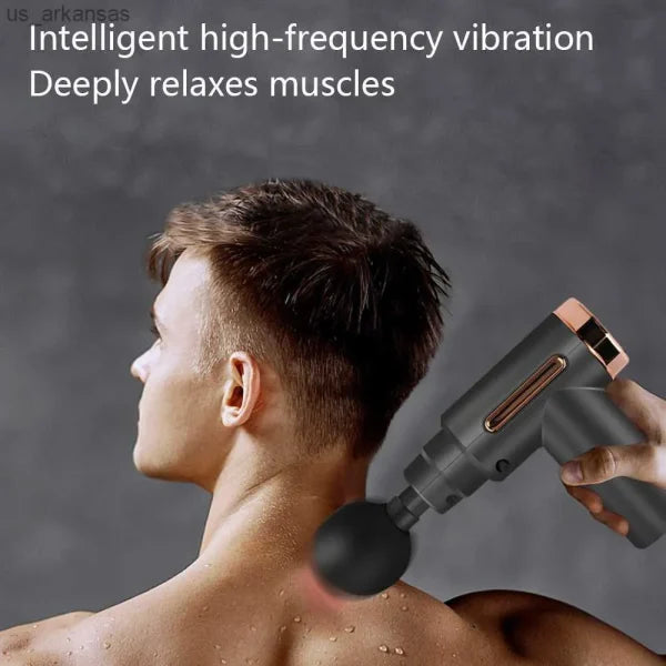 "MGE-006-1 Mini Fascia Massage Gun – Handheld Deep Tissue Muscle Massager (Random Color)"