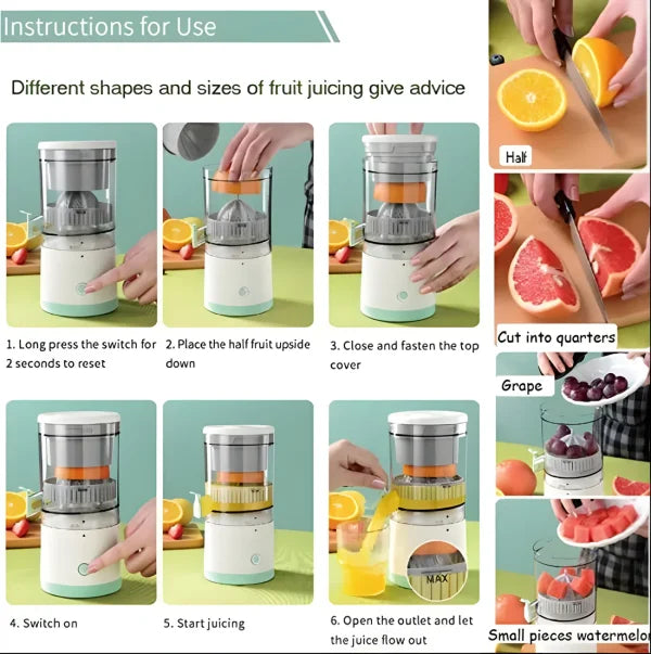 "Portable Electric Citrus Juicer