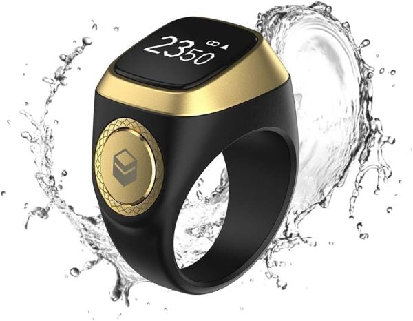 "World's First Smart Digital Zikr Ring with OLED Screen & Tally Counter for Muslims"