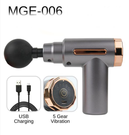 "MGE-006-1 Mini Fascia Massage Gun – Handheld Deep Tissue Muscle Massager (Random Color)"