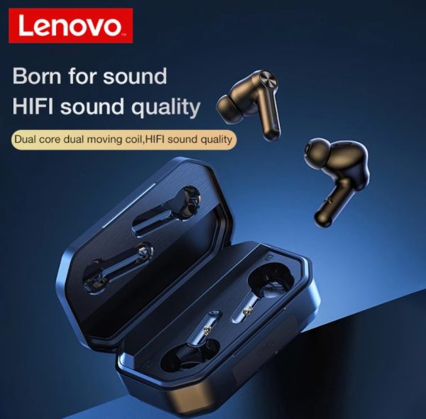 "Lenovo LP3 Pro True Wireless Earbuds 5.0 – Waterproof, Mic, Gaming Headset (Random Color)"