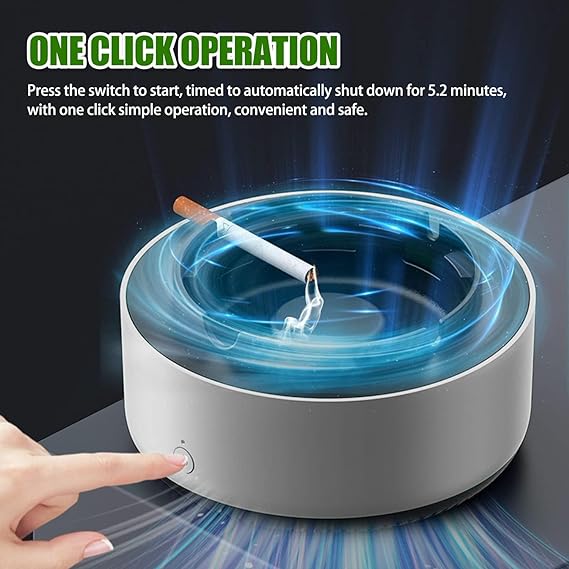 "2-in-1 Air Purifier & Smokeless Car Ashtray (Random Colors)"