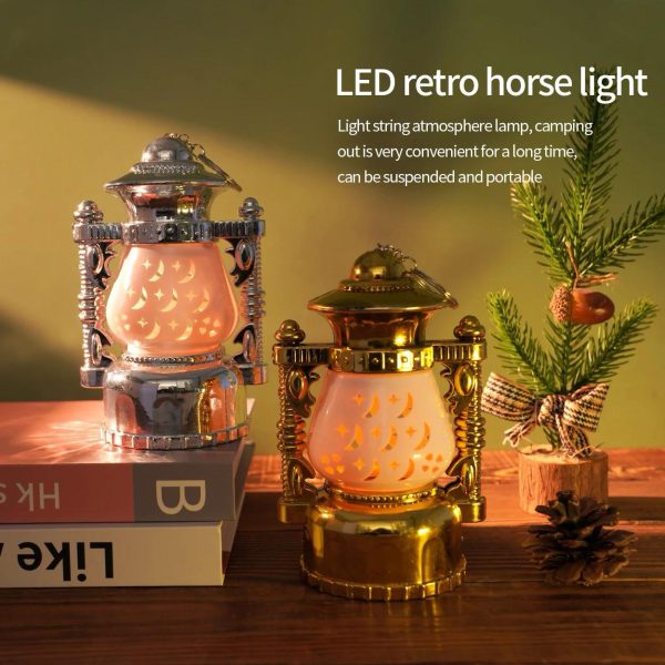 "LED Ramadan Lantern Keychains – 2pcs Set, Eid Decorations & Islamic Gifts"