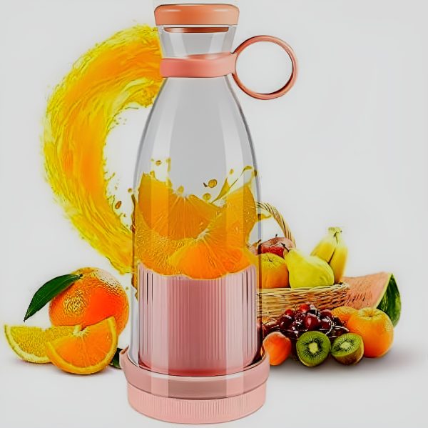 Mini Portable Electric Blender 380ml (Random Color)