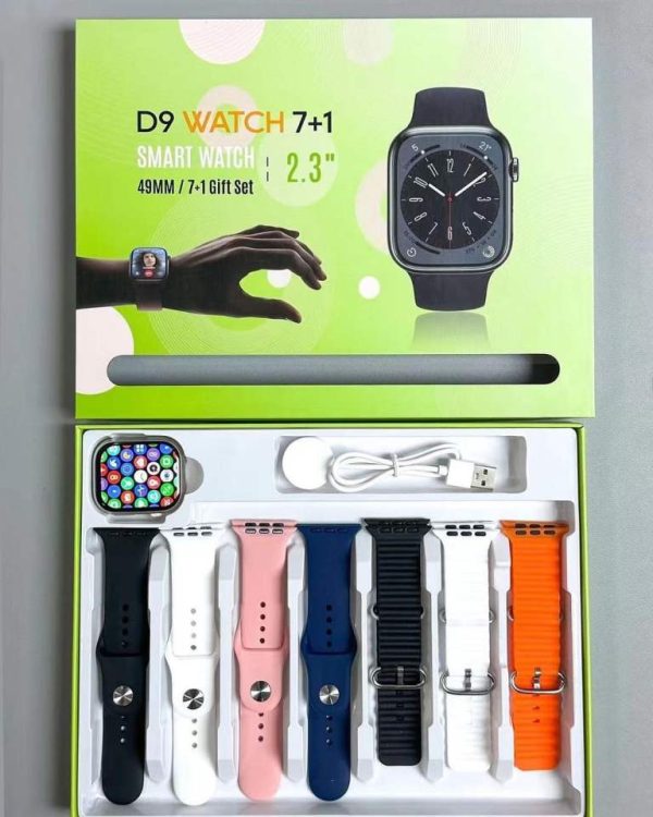 "D9 Ultra Smart Watch Series 9 – 2.09″ Bluetooth Call, Sport & Fitness (Random Color)"