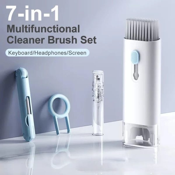 "7-in-1 Scalable Keyboard & Earphone Cleaning Kit – Multifunctional Cleaner (Random Color)"