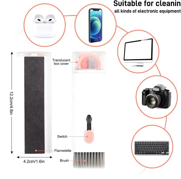 "7-in-1 Scalable Keyboard & Earphone Cleaning Kit – Multifunctional Cleaner (Random Color)"