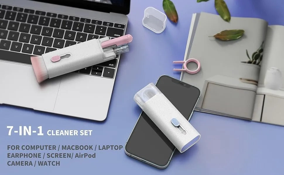 "7-in-1 Scalable Keyboard & Earphone Cleaning Kit – Multifunctional Cleaner (Random Color)"