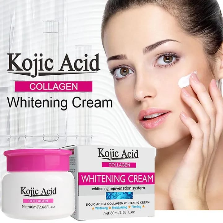 "Kojic Acid Collagen Whitening & Lightening Cream 80ml"