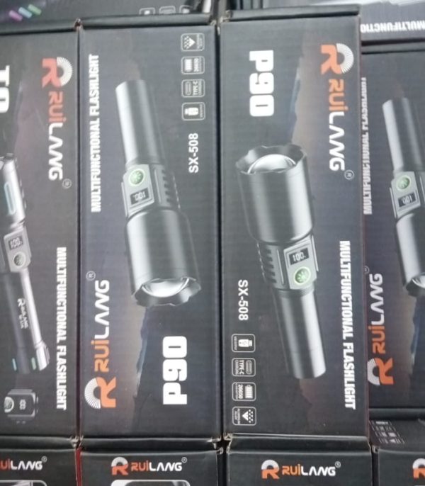 "Ruilang P90 SX-508 Type-C Charger & Multifunctional Flashlight – 26,550mAh"