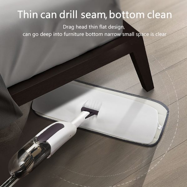 "360° Microfiber Spray Mop for Wet & Dry Floor Cleaning - Lightweight, Rotating, Dust & Dirt Cleaner"