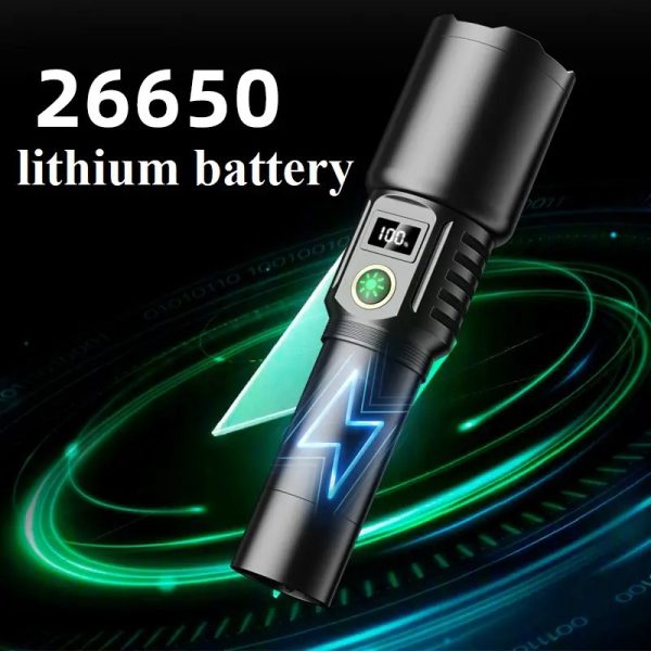 "Ruilang P90 SX-508 Type-C Charger & Multifunctional Flashlight – 26,550mAh"