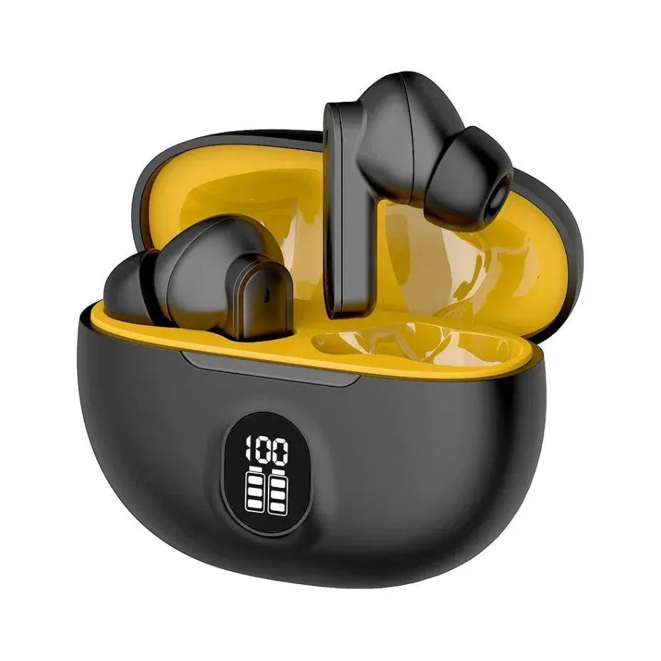 TWS Wireless Earbuds with Digital LED Display – Smart Touch Control, Deep Bass & HD Calls