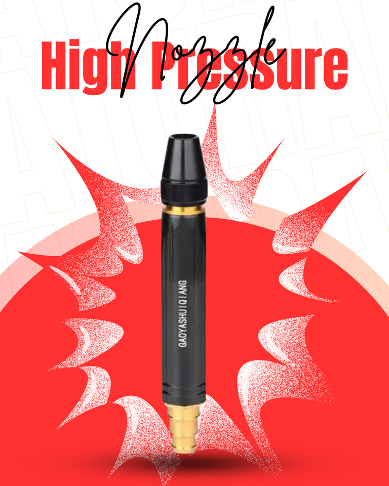 High Pressure Water Spray Nozzle – Adjustable Jet, Fan & Mist Spray | Universal Garden & Car Wash Nozzle