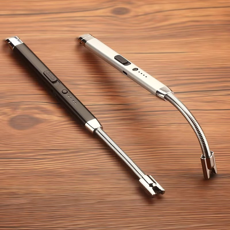 USB Rechargeable Electric Arc Lighter – Flexible Neck Windproof Plasma Lighter