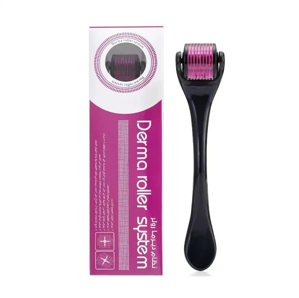 540 Needles Derma Roller for Hair Growth & Skin Care – Scalp & Face Microneedling Roller