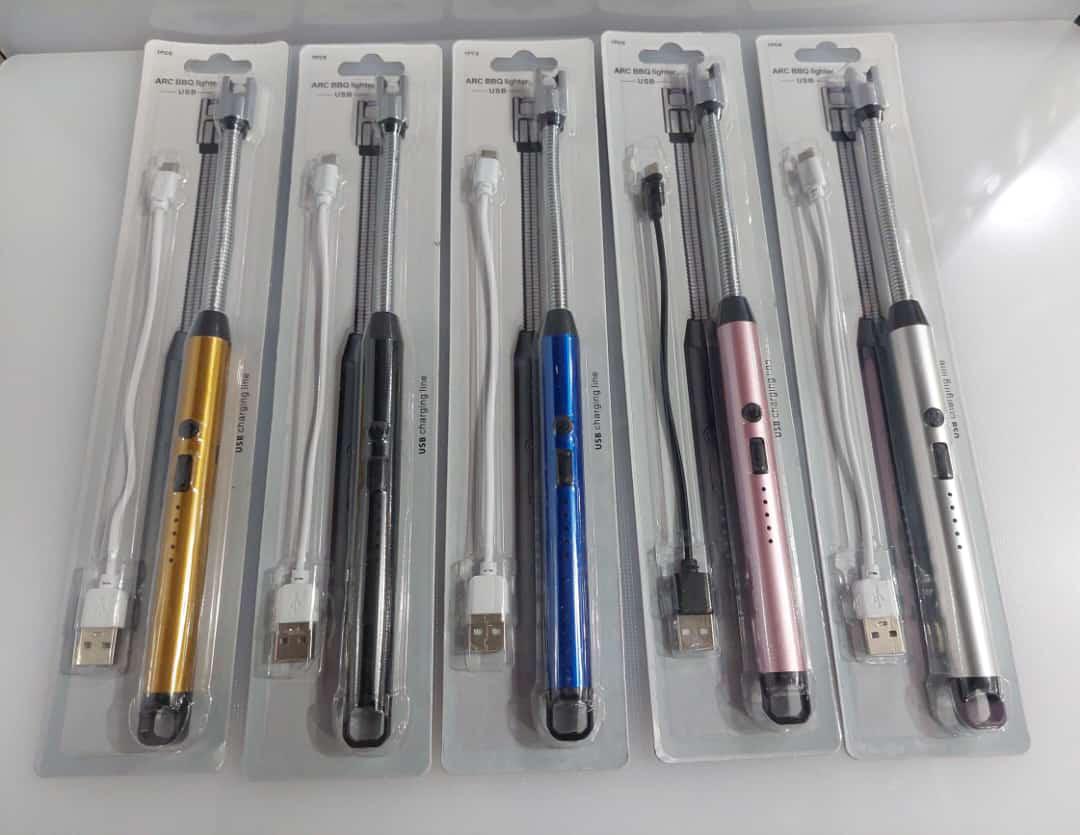 USB Rechargeable Electric Arc Lighter – Flexible Neck Windproof Plasma Lighter